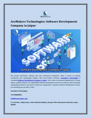 acemakers technologies software development