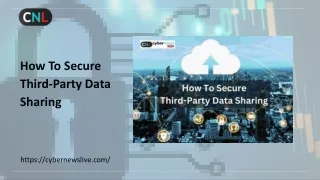 how to secure third party data sharing