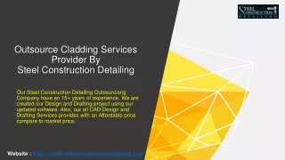 Cladding Services - SteelConstructionDetailing