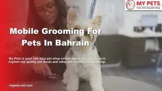 Mobile Grooming For Pets In Bahrain