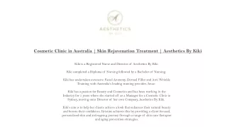 cosmetic clinic in australia skin rejuvenation