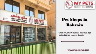 Pet Shops in Bahrain