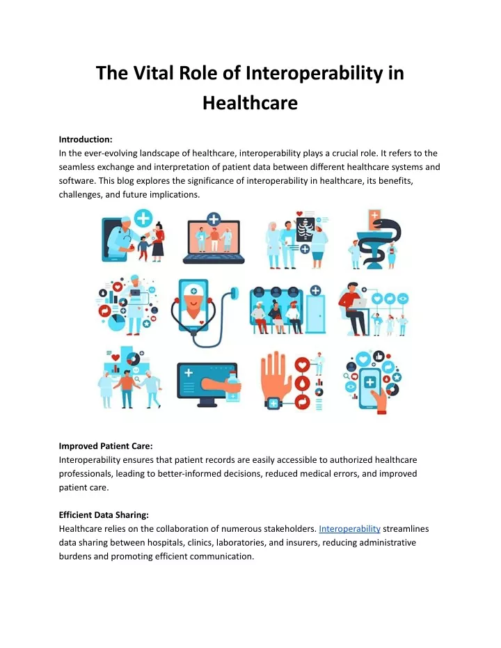 the vital role of interoperability in healthcare