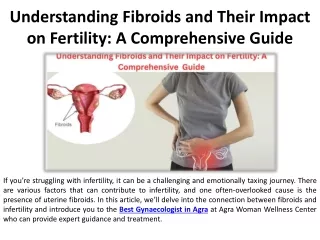 Understanding Fibroids and Their Relationship to Fertility