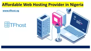 Affordable Web Hosting Provider in Nigeria