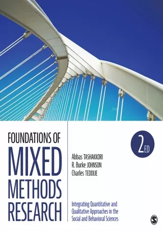 PDF_ Foundations of Mixed Methods Research: Integrating Quantitative and