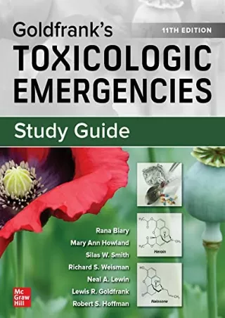 DOWNLOAD/PDF Study Guide for Goldfrank's Toxicologic Emergencies, 11th Edition
