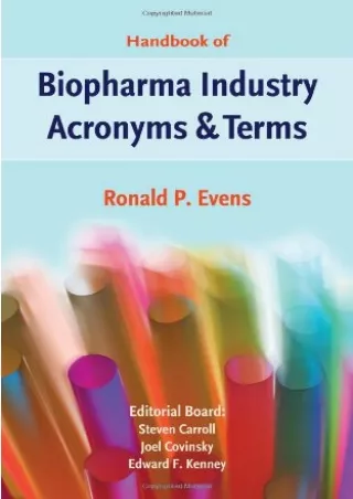 $PDF$/READ/DOWNLOAD Handbook Of Biopharma Industry Acronyms & Terms