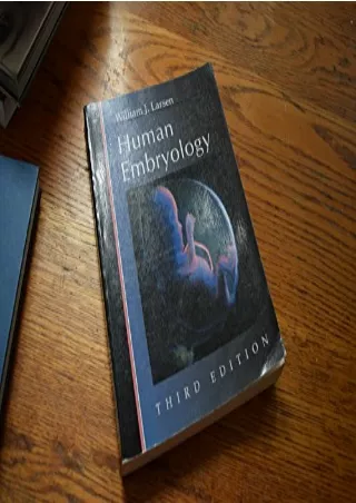 get [PDF] Download Human Embryology