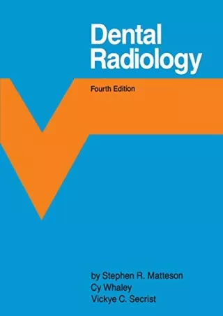 READ [PDF] Dental Radiology (Dental Assisting)