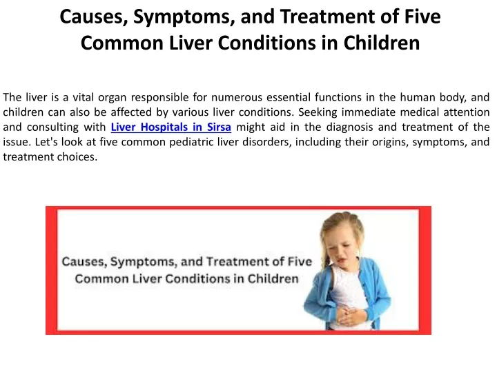 causes symptoms and treatment of five common