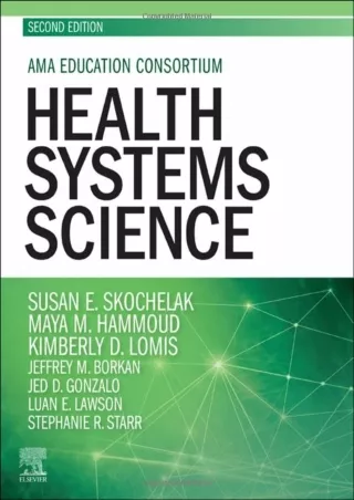 [PDF READ ONLINE] Health Systems Science