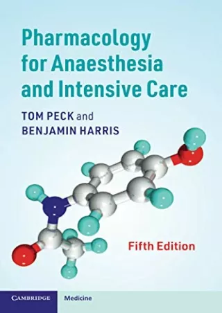 DOWNLOAD/PDF Pharmacology for Anaesthesia and Intensive Care