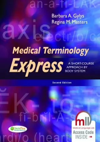 DOWNLOAD/PDF Medical Terminology Express: A Short-Course Approach by Body System