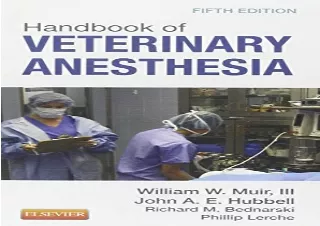 Download Handbook of Veterinary Anesthesia Ipad