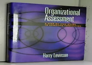 (PDF) Organizational Assessment: A Step by Step Guide to Effective Consulting Fr