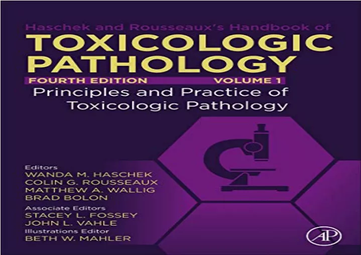 illustrated dictionary of toxicologic pathology and safety science download