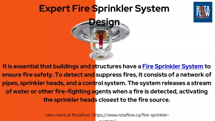 expert fire sprinkler system design