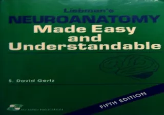 (PDF) Liebman's Neuroanatomy Made Easy and Understandable Ipad