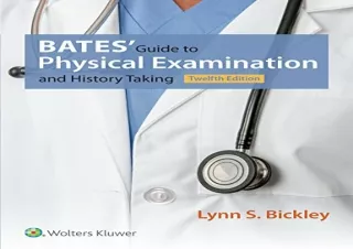Download Bates' Guide to Physical Examination and History Taking Kindle