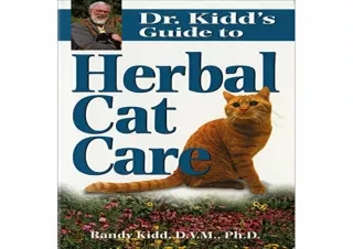 PDF Dr. Kidd's Guide to Herbal Cat Care Ipad