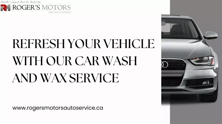 refresh your vehicle with our car wash