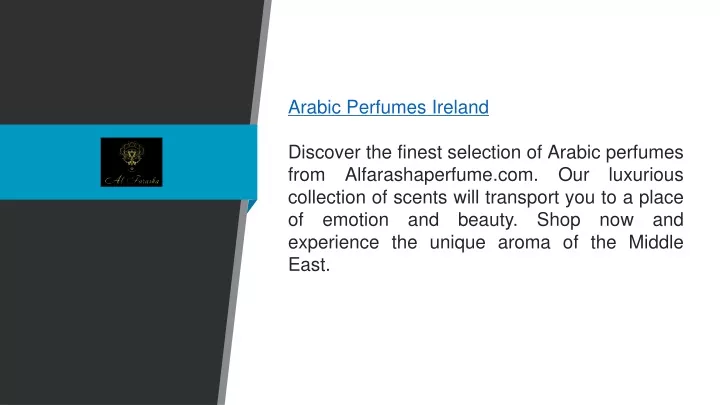 arabic perfumes ireland discover the finest