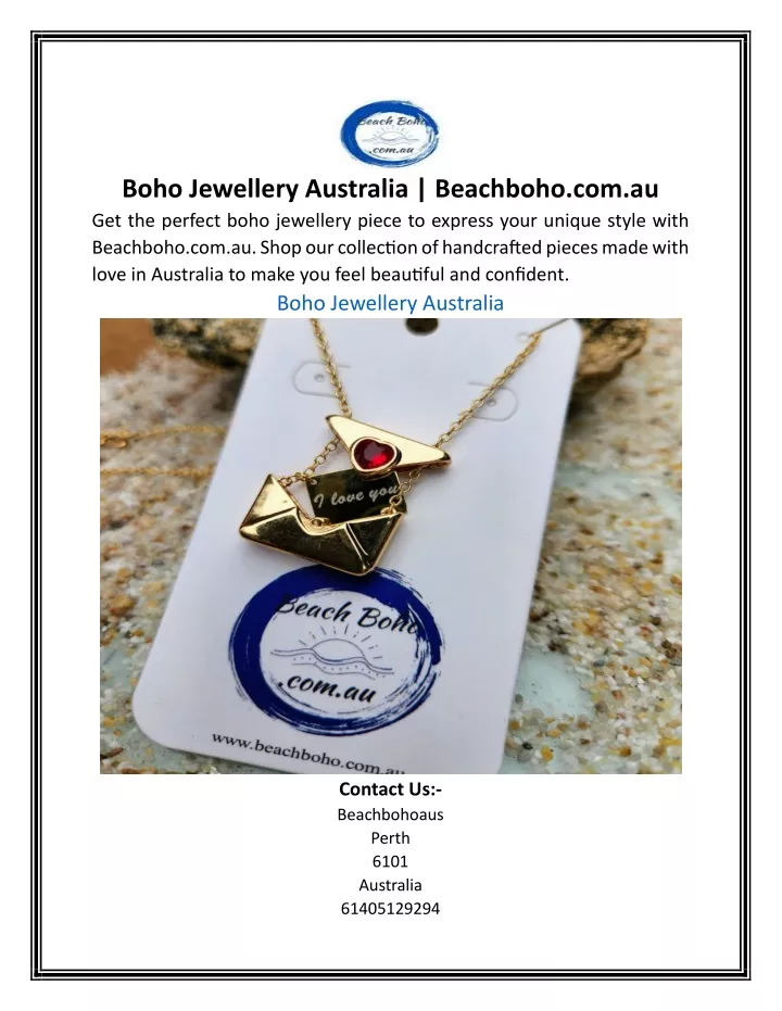 boho jewellery australia beachboho