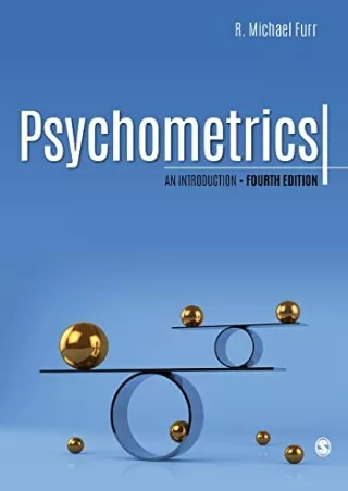 [PDF READ ONLINE] Psychometrics: An Introduction