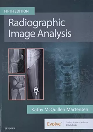 [READ DOWNLOAD] Radiographic Image Analysis