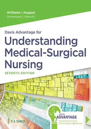 Read ebook [PDF] Davis Advantage for Understanding Medical-Surgical Nursing