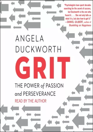 READ [PDF] Grit: The Power of Passion and Perseverance
