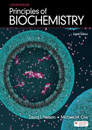 [PDF] DOWNLOAD Principles of Biochemistry (Lehninger Principles of Biochemistry)