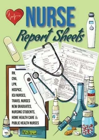 READ [PDF] Nurse Report Sheet Notebook, Organize Your Work Day, SBAR Patient Reports,