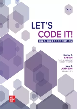 Download Book [PDF] Let's Code It! 2022-2023Code Edition