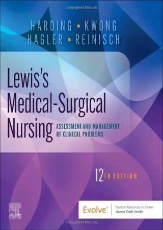 READ [PDF] Lewis's Medical-Surgical Nursing: Assessment and Management of Clinical