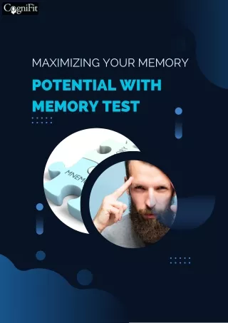 Maximizing Your Memory Potential with Memory Test