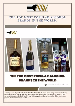 Top Most Popular Alcohol Brands In The World