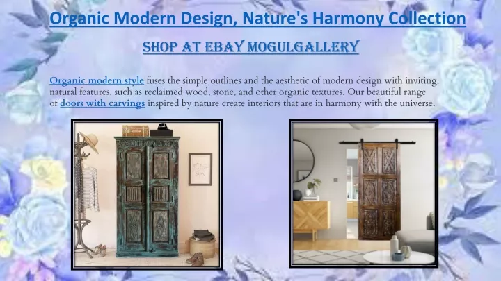 organic modern design nature s harmony collection