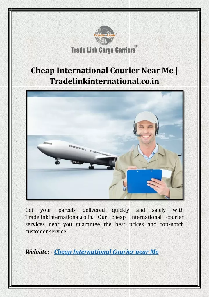 cheap international courier near