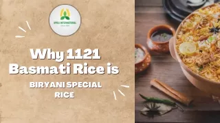 Why 1121 Basmati Rice is Biryani Special Rice