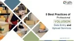 5 Best Practices of Professional Volusion Data Entry and Upload Services - slide 1