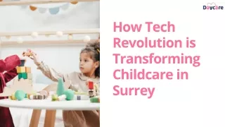 How Tech Revolution is Transforming Childcare in Surrey?