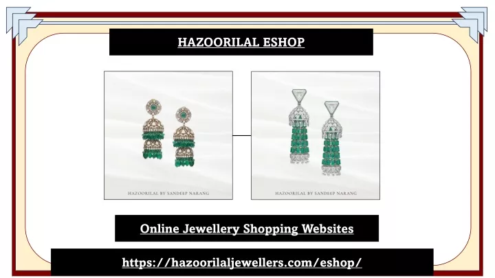 hazoorilal eshop