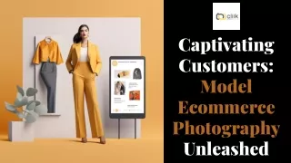 Captivating Customers: Model Ecommerce Photography Unleashed