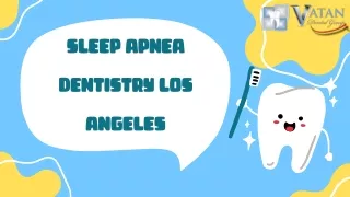 Sleep Apnea dentistry los angeles
