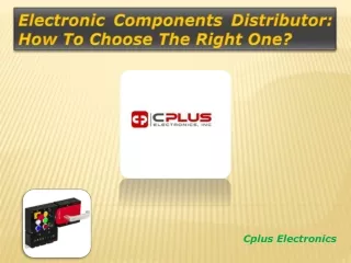 Online electronics components distributors in USA