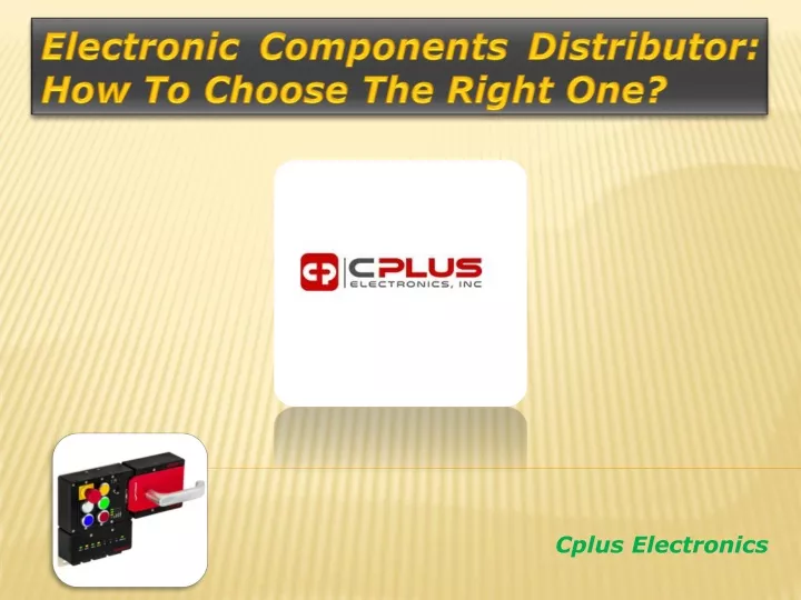 electronic components distributor how to choose