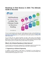 Roadmap to Data Science in 2023_ The Ultimate Guide to Success - slide 1