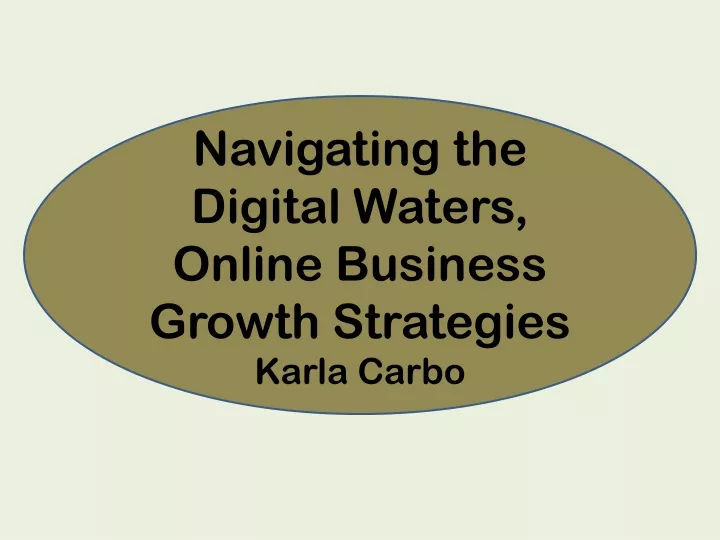 navigating the digital waters online business